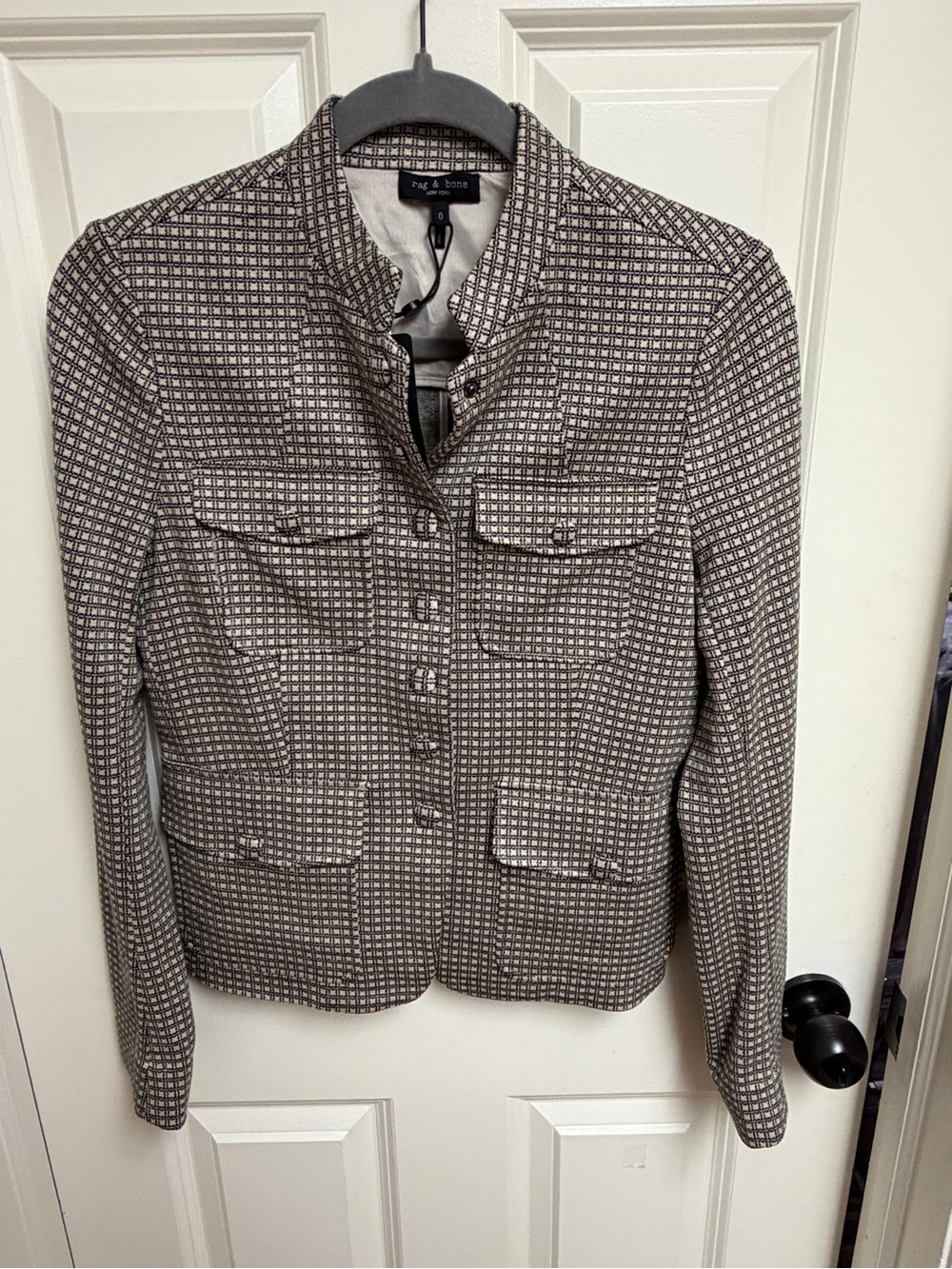rag & bone Mercer Refine Knit Blazer Size 0 - Picture 8 of 10